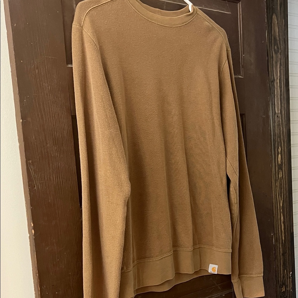 Carhartt Men's Tan Crewneck Sweater